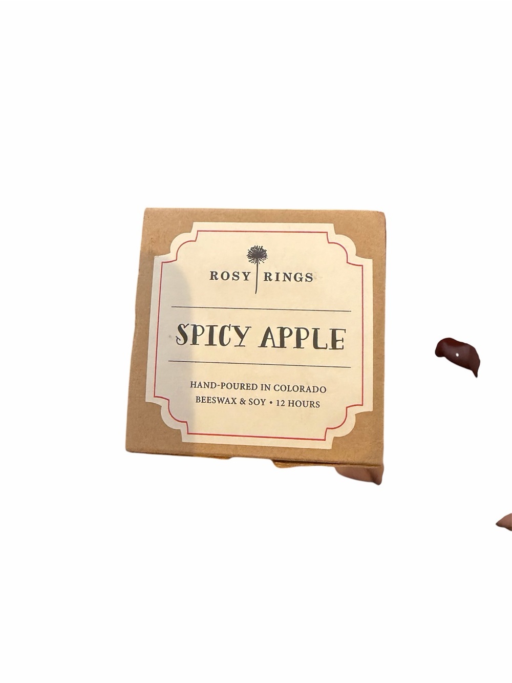 Spicy Apple Scented Candles. Set of 4. NWT